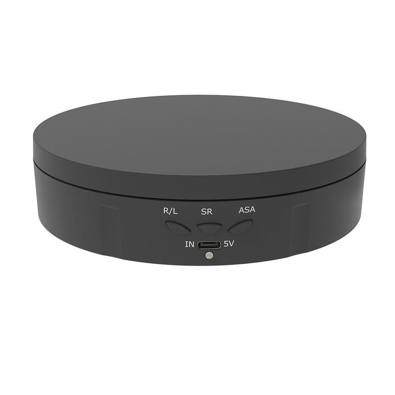 Electric Rotating Stand, 1 Count Mini Rotating Table, Display Stand for Live Streaming, USB Charging Stable Rotating Stand