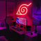 Naruto Konohagakure Sign Anime Neon, Men'S Neon Sign Led Game Neon Sign, Wall Decor for Bedroom, Game Room. Easy to Hang, Adjustable Brightness, USB Powered, Safe and Energy Saving, Suitable for Halloween Holiday Gifts.